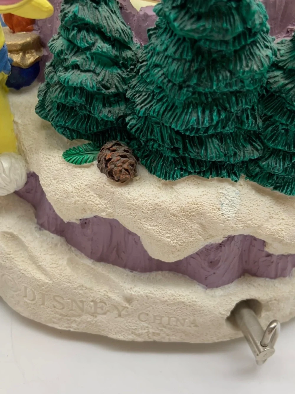 Vintage Disney Winnie the Pooh & Friends We Wish You A Merry Christmas Snowglobe